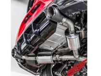 Infiniti Q60 3.0t Cat-Back Exhaust System Carbon Tips 17-21 Infiniti Q60 3.0t Stillen