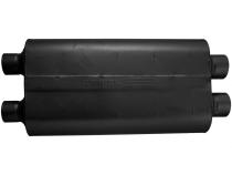 70 Series Chambered Muffler 70 Series 2.25 Dual In 2.25 Dual Out Mild Sound Flowmaster