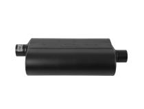Super 50 Series Chambered Muffler Super 50 2.50 Offset In 2.50 Center Out Mild Sound Flowmaster