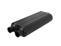 70 Series Chambered Muffler 70 Series 3.00 Center In 2.50 Dual Out Mild Sound Flowmaster