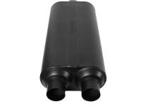 70 Series Chambered Muffler 70 Series 3.00 Center In 2.50 Dual Out Mild Sound Flowmaster