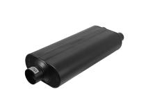70 Series Chambered Muffler 70 Series 3.00 Center In 2.25 Dual Out Mild Sound Flowmaster