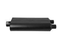 70 Series Chambered Muffler 70 Series 3.00 Center In 2.25 Dual Out Mild Sound Flowmaster