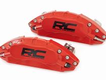 Caliper Cover Red Jeep Gladiator JT/Wrangler 4XE/Wrangler JL (18-UP) Rough Country