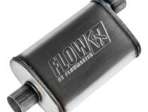 Flow Fx Muffler Flow Fx Muffler 2.50 Offset In/ 2.50 Center Out Moderate Sound Stainless Steel Flowmaster