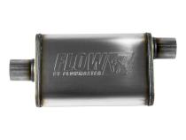 Flow Fx Muffler Flow Fx Muffler 2.50 Offset In/ 2.50 Center Out Moderate Sound Stainless Steel Flowmaster
