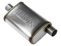 Flow Fx Muffler Flow Fx Muffler 2.50 Offset In/ 2.50 Center Out Moderate Sound Stainless Steel Flowmaster