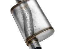 Flow Fx Muffler Flow Fx Muffler 3.00 Offset In/ 3.00 Center Out Moderate Sound Stainless Steel Flowmaster