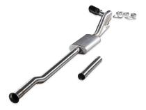 Signature Series Exhaust System Fits 2021-2025 Ford F-150 2.7, 3.5, 5.0-Liter, Signature Series Cat-Back, 304 Stainless Steel, Single Exit Exhaust Flowmaster