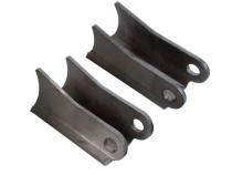 JK Front Axle HD Lower Shock Mounts 2.5 Inch OD Tube 07-18 Wrangler JK/JKU Synergy MFG