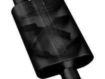 40 Series Chambered Muffler 40 Series Stainless Steel 2.50 Offset In 2.50 Offset Out Aggressive Sound Flowmaster