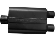 40 Series Chambered Muffler 40 Series Stainless Steel 3.00 Center In 2.50 Dual Out Aggressive Sound Flowmaster