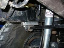 JK Rear Sway Bar Drop Bracket Kit Billet Alum 1.0 Inch Drop 07-18 Wrangler JK/JKU Synergy MFG