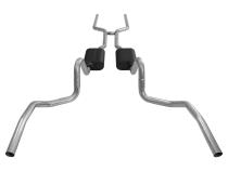 American Thunder Crossmember-Back Exhaust System Fits 1968-1972 GM A-Bodies With V8 Engine 2.50-Inch Stainless Steel Pipes Aggressive Sound Flowmaster