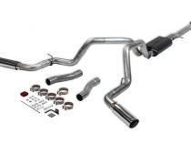 American Thunder Cat-Back Exhaust System Fits 2020-2026 GM 2500Hd/3500Hd With 6.6L Gas Engine, Crew Cab/Short Bed, Dual Out Rear/Dual Out Side, Polished Tips Aggressive To Moderate Sound Flowmaster