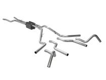 American Thunder Crossmember-Back Exhaust System Fits 1967-1972 Ford F-100/250/350 V8 With Side Tank, 2Wd Long Bed Only, 2.5 Inch 409 Stainless Steel, Dual Exit Flowmaster