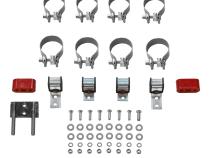 American Thunder Crossmember-Back Exhaust System Fits 1967-1972 Ford F-100/250/350 V8 With Side Tank, 2Wd Long Bed Only, 2.5 Inch 409 Stainless Steel, Dual Exit Flowmaster