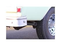 American Thunder Crossmember-Back Exhaust System Fits 1967-1972 Ford F-100/250/350 V8 With Side Tank, 2Wd Long Bed Only, 2.5 Inch 409 Stainless Steel, Dual Exit Flowmaster
