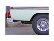 American Thunder Crossmember-Back Exhaust System Fits 1967-1972 Ford F-100/250/350 V8 With Side Tank, 2Wd Long Bed Only, 2.5 Inch 409 Stainless Steel, Dual Exit Flowmaster