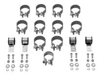 American Thunder Crossmember-Back Exhaust System Fits 1963-1966 GM C10/1000 Series V8 Truck, 2Wd Short And Long Bed, 2.5 Inch 409 Stainless Steel, Dual Exit Flowmaster