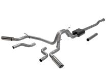 American Thunder Cat-Back Exhaust System Fits 2021-2025 Ford F-150 2.7L, 3.5L, 5.0L. American Thunder, Cat-Back, Dual Exit Stainless Steel Exhaust System Flowmaster