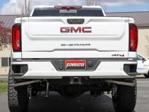 Outlaw Cat-Back Exhaust System Fits 2020-2026 Silverado/Sierra 2500Hd/3500Hd 6.6L Gas V8, Outlaw Series, 3.50 Inch To Dual 3.00 Inch Cat-Back, Dual Rear Exit, Stainless Steel Exhaust System Flowmaster