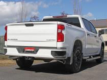 American Thunder Cat-Back Exhaust System Fits 2019-2026 Chevrolet/Gmc Silverado/Sierra 2.7-Liter, Cat-Back, Dual Out Rear/Side Exit, Stainless Steel Exhaust System Flowmaster