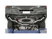 Force Ii Cat-Back Exhaust System Fits 2015-2020 Ford F-150 2.7L, 3.3L, 3.5L, 5.0-Liter, Force Ii Cat-Back, Dual Out Rear Exit, 4.00-Inch Polished Tips, Stainless Steel Exhaust System Flowmaster