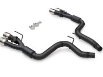Outlaw Axle-Back Exhaust System Fits 2024-2026 Ford Mustang Gt 5.0-Liter And Ecoboost 2.3-Liter, Outlaw Axle-Back 3.0-Inch Stainless Steel Exhaust System, 4.00-Inch Polished Quad Tips With Valves Flowmaster