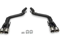 Outlaw Axle-Back Exhaust System Fits 2024-2026 Ford Mustang Gt 5.0-Liter And Ecoboost 2.3-Liter, Outlaw Axle-Back 3.0-Inch Stainless Steel Exhaust System, 4.00-Inch Polished Quad Tips With Valves Flowmaster