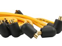 8.8MM Spiral Spark Plug Wire Set, Sbc V8, Stock Boots, Yellow ACCEL