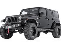 Jeep Wheel to Wheel Nerf Steps 07-18 Wrangler JK 4 Door Rough Country