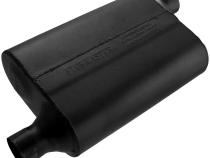 40 Series Delta Flow Chambered Muffler 40 Delta Flow 2.00 Offset In 2.00 Offset Out Aggressive Sound Flowmaster