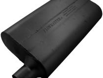 50 Series Delta Flow Chambered Muffler 50 Delta Flow 2.25 Offset In 2.25 Offset Out Moderate Sound Flowmaster