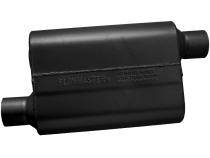 40 Series Delta Flow Chambered Muffler 40 Delta Flow 2.50 Offset In 2.50 Offset Out Aggressive Sound Flowmaster