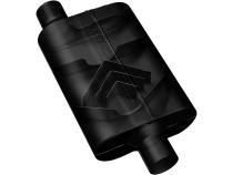 40 Series Delta Flow Chambered Muffler 40 Delta Flow 3.00 Offset In 3.00 Offset Out Aggressive Sound Flowmaster