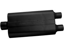 50 Series Delta Flow Chambered Muffler 50 Delta Flow 3.00 Center In 2.25 Dual Out Moderate Sound Flowmaster