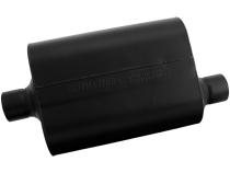 Super 40 Series Chambered Muffler Super 40 2.50 Center In 2.50 Offset Out Aggressive Sound Flowmaster