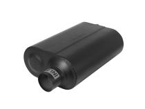 Super 40 Series Chambered Muffler Super 40 2.50 Offset In 2.50 Offset Out Aggressive Sound Flowmaster