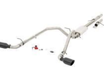 Dual Cat-Back Exhaust System w/Black Tips 09-13 Silverado/Sierra 1500 4.8L/5.3L Rough Country