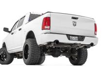 Dual Cat-Back Exhaust System w/Black Tips 09-18 RAM 1500 V8-4.7L, 5.7L Rough Country