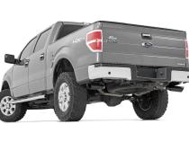 Dual Cat-Back Exhaust System w/Black Tips 09-14 F-150 V8-4.6L, 5.0L, 5.4L Rough Country