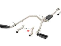 Dual Cat-Back Exhaust System w/ Black Tips (19-20 Ram 1500 V8 - 5.7L) Rough Country