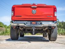 Dual Cat-Back Exhaust System w/ Black Tips (19-20 Ram 1500 V8 - 5.7L) Rough Country