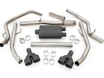 Dual Cat-Back Exhaust System w/ Black Tips 19-21 Chevy/GMC 1500 6.2L Rough Country