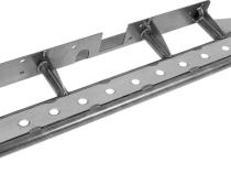 15-22 Chevy Colorado and 15-22 GMC Canyon Apex Rock Sliders Short Bed Bare All Pro Off Road