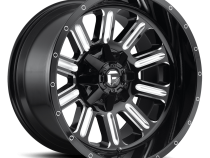 Aluminum Wheels 17X9 Hardline D620 5 On 114.3/5 On 127 Gloss Black/Milled 78.1 Bore 1 Offset Fuel Off Road Wheels