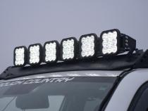 SS5 7-Pod CrossLink Mounting Kit for Prinsu/Sherpa Roof Racks, Pro Yellow Combo Diode Dynamics