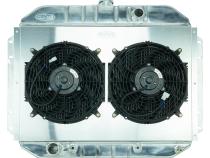 61-64 Ford F-100 Aluminum Performance Radiator and Dual 12 Inch Fan Kit Cold Case Radiators