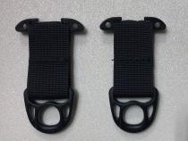 PALS/MOLLE Acetal T-Bar w/ Heavy Duty D-Rings (Pair of 2) Bartact